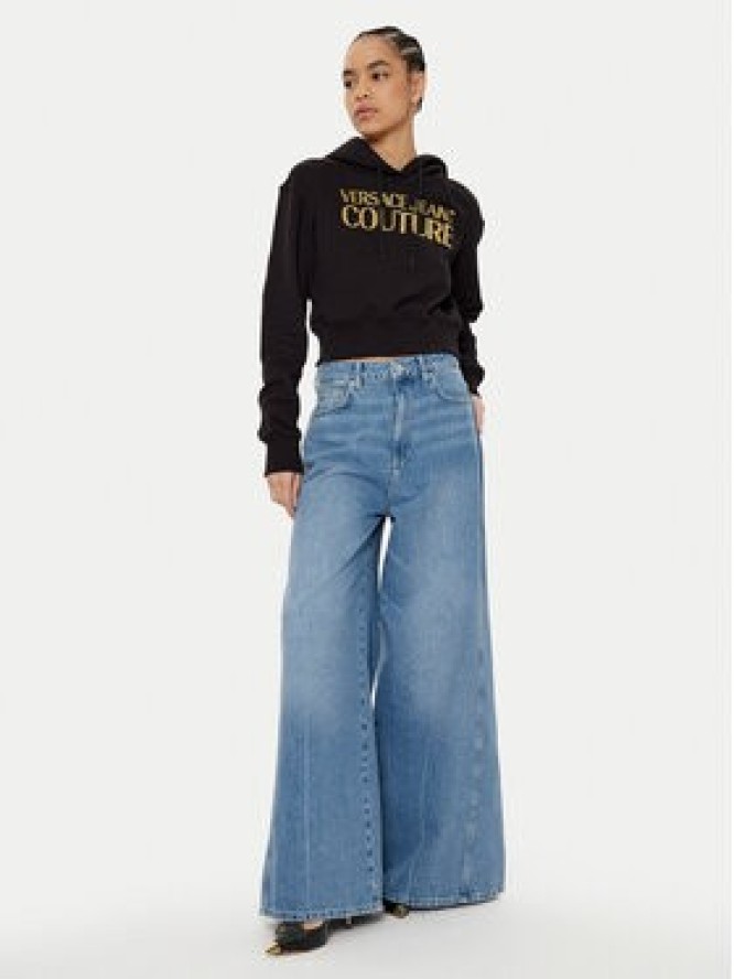 Versace Jeans Couture Bluza 78HAIT01 Czarny Regular Fit