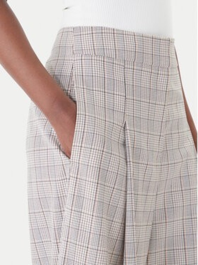 BOSS Spodnie materiałowe Telda1 50553949 Beżowy Oversize