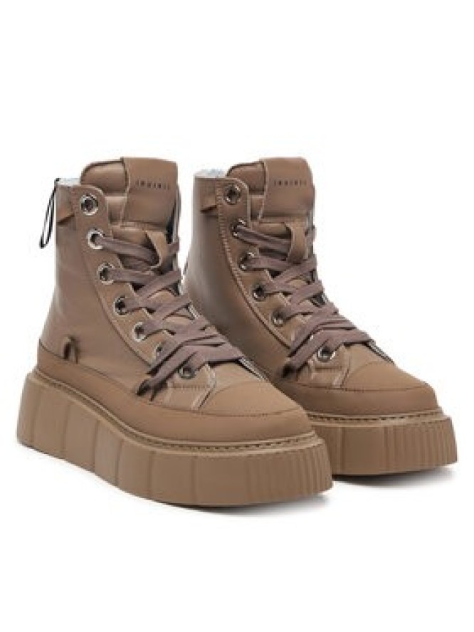 Inuikii Trzewiki Leather Matilda 1001.002.0042.163 Beżowy ciemny