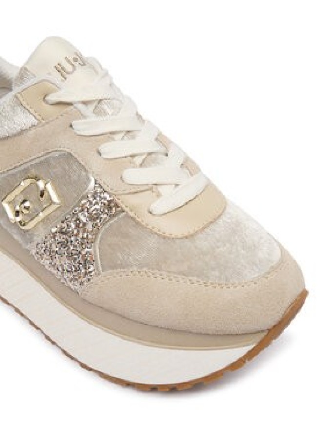 Liu Jo Sneakersy Maxi Wonder Plus 02 BF6009 PX066 Beżowy
