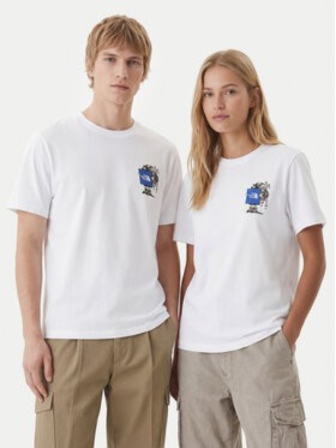 The North Face T-Shirt NF0A8JB4 Biały Relaxed Fit