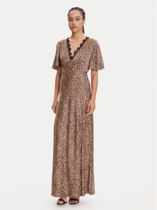 Guess Sukienka wieczorowa W5YK01 WHEZ2 Beżowy Regular Fit