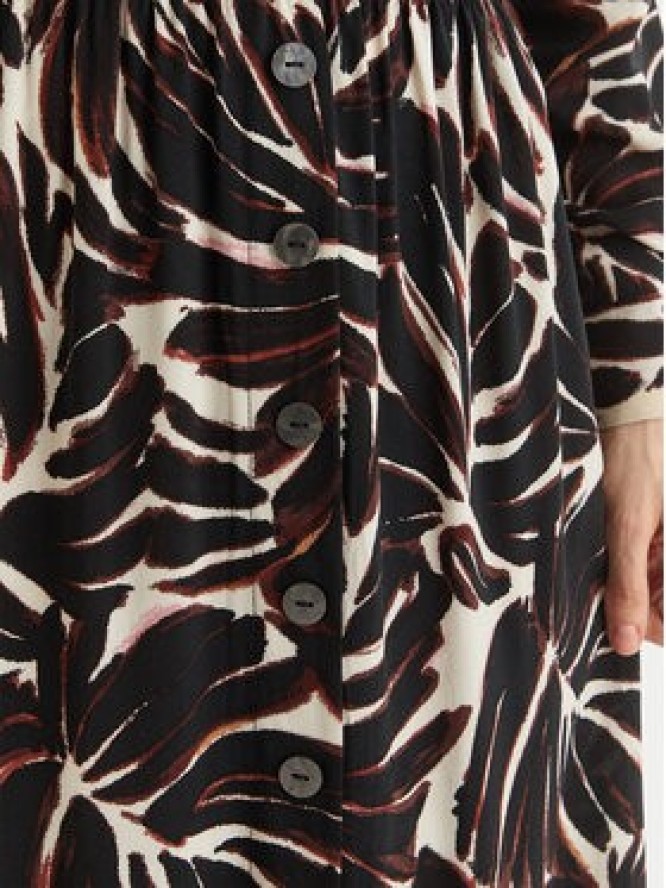 ONLY Spódnica midi Nova 15222223 Czarny Regular Fit