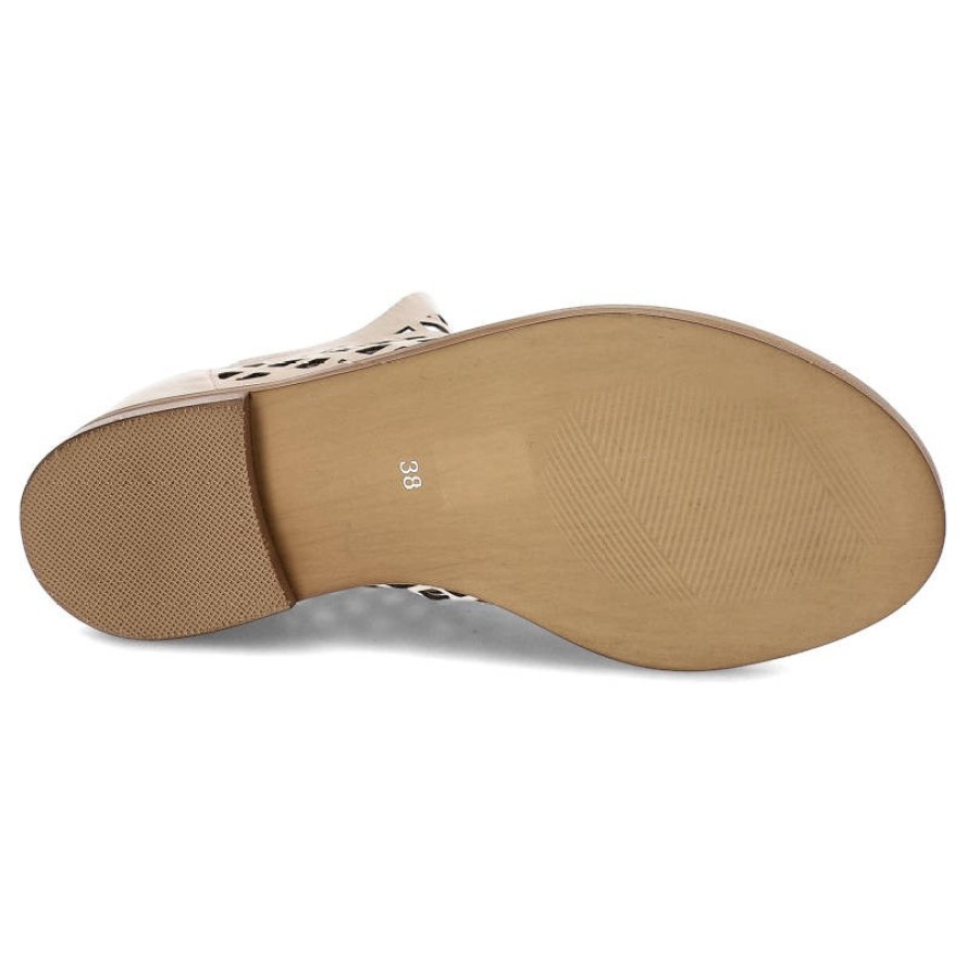 Beżowe Sandały Lamanti Modne Buty Na Lato