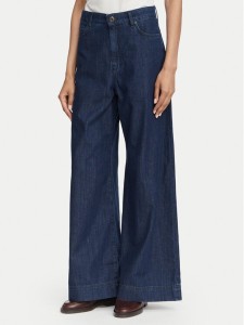 Weekend Max Mara Jeansy Vega 2625186021 Granatowy Wide Leg