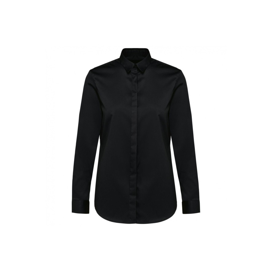 Damska koszula z długim rękawem z twillu Kariban Premium