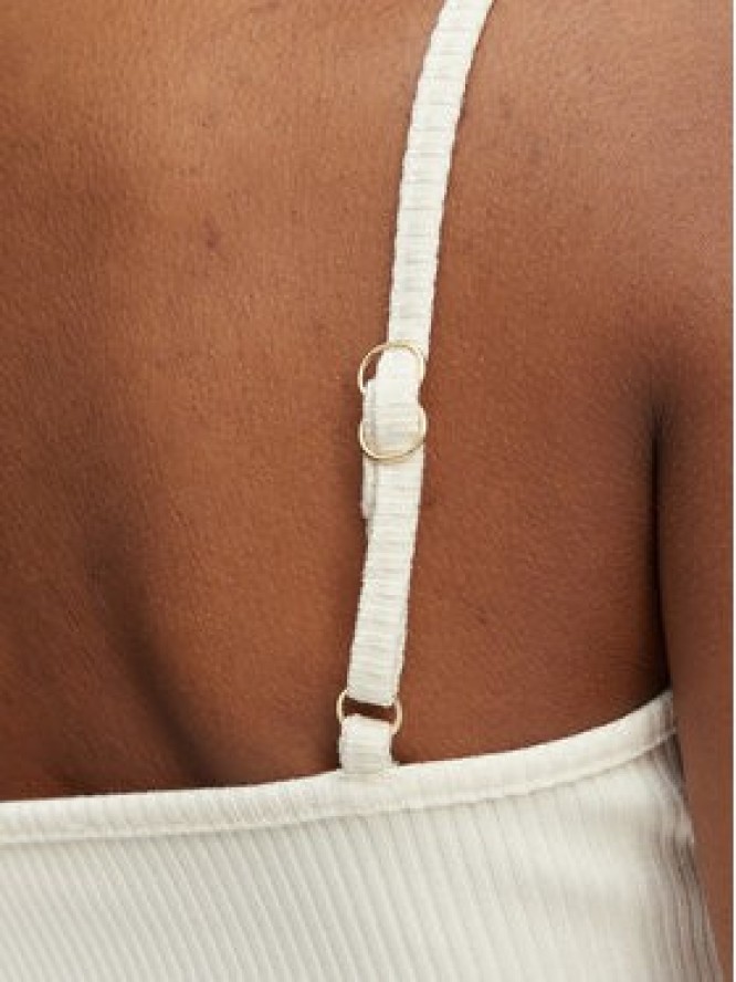 Guess Top E6GP01 KG322 Kremowy Slim Fit