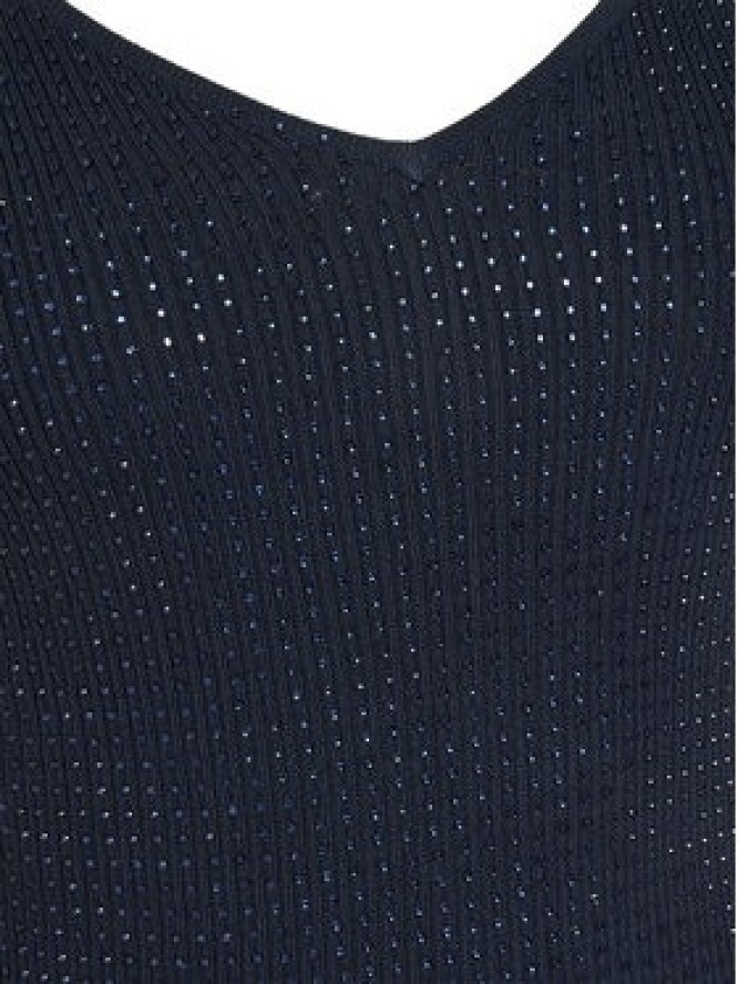 Fracomina Top FR25ST4006K410J9 Granatowy Slim Fit