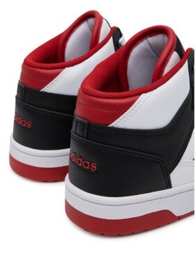 adidas Buty do koszykówki Rapid Court Mid JR3180 Biały