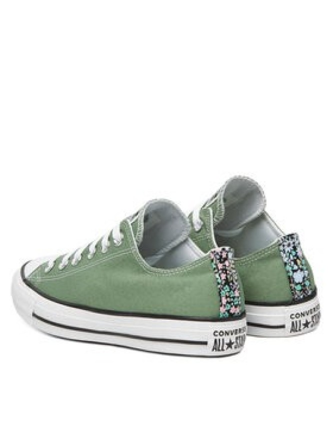 Converse Trampki Chuck Taylor All Star Mini Flowers A14982C Zielony