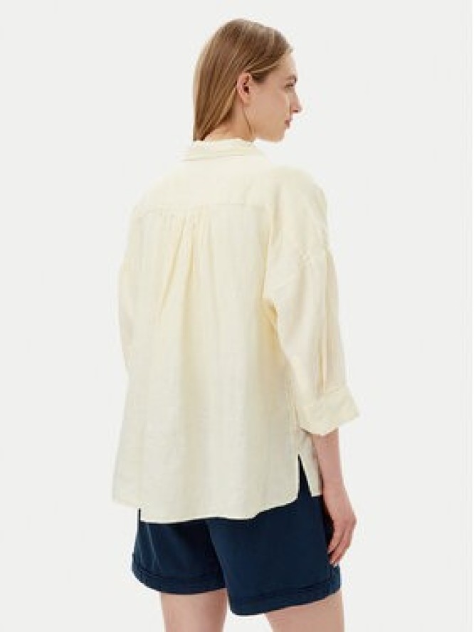 Tommy Hilfiger Koszula WW0WW46169 Żółty Loose Fit