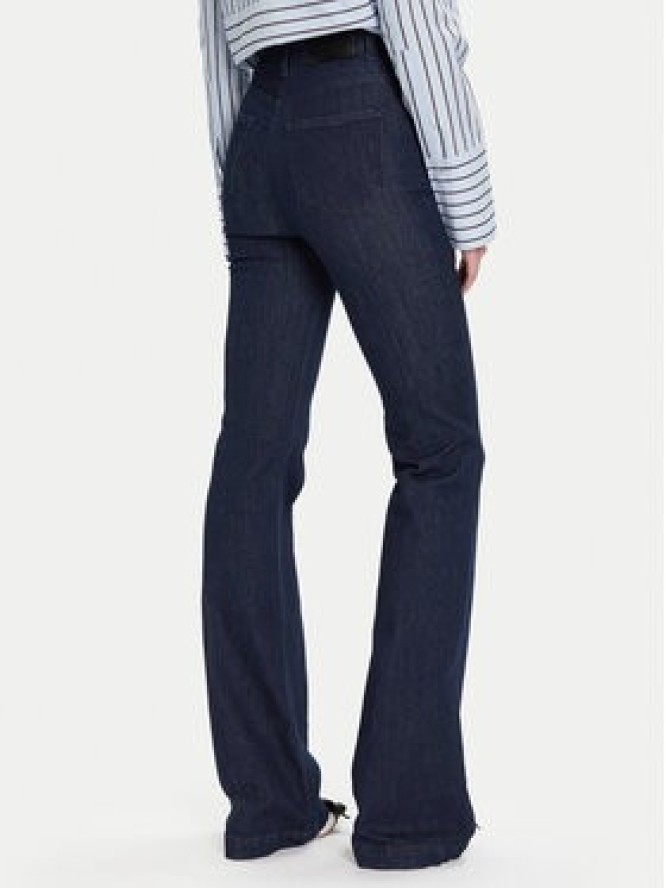 Elisabetta Franchi Jeansy PJ-05D-56E2-V390 Granatowy Regular Fit