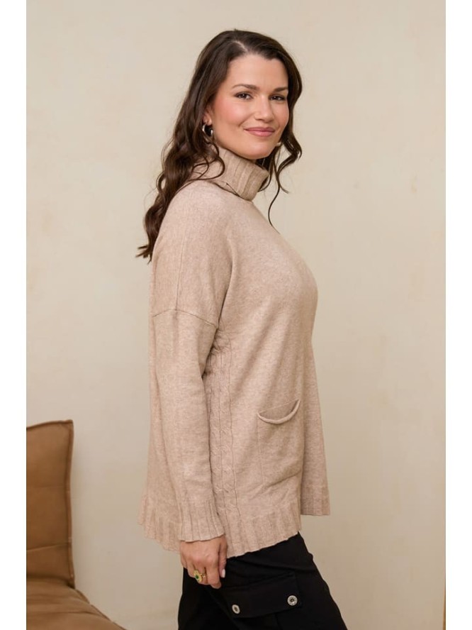 Curvy Lady Golf w kolorze jasnobrązowym rozmiar: 44/46