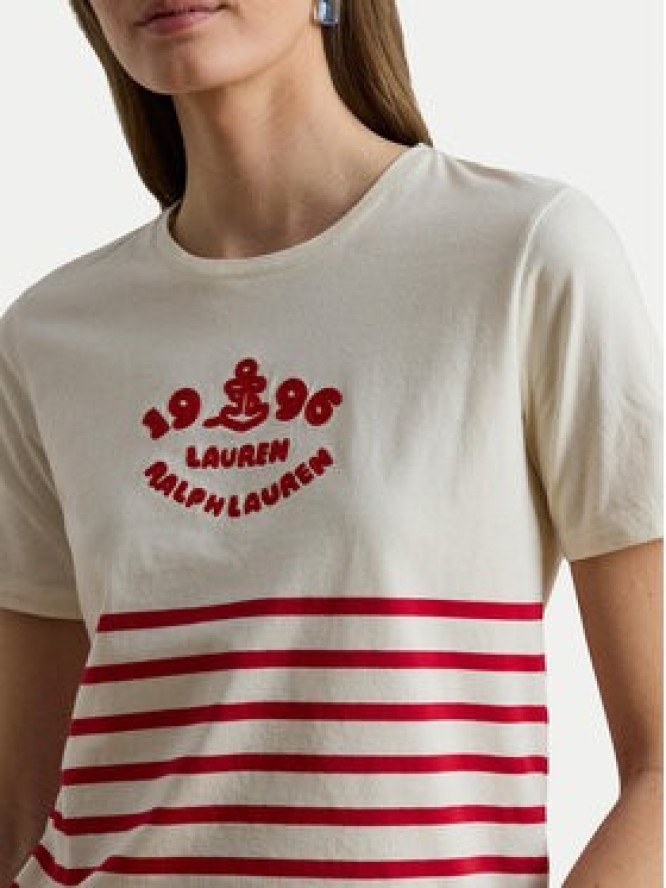 LAUREN RALPH LAUREN T-Shirt 200B21056002 Écru Relaxed Fit