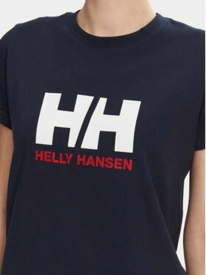 Helly Hansen T-Shirt Logo 54593 Granatowy Regular Fit