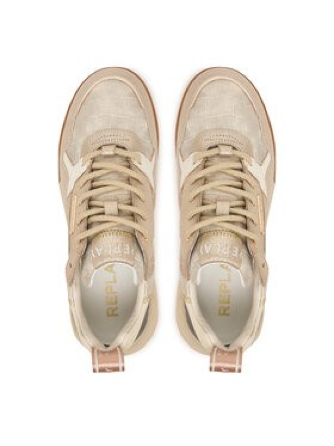 REPLAY Sneakersy GWS9H.000.C000KL Beżowy