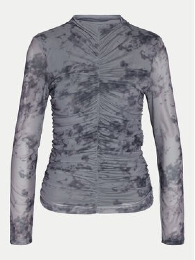 Noisy May Bluzka Iggy 27031592 Szary Slim Fit