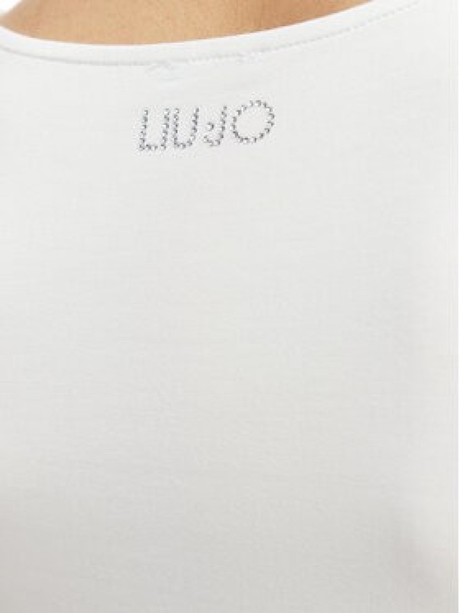 Liu Jo Beachwear Top VA6033 JS360 Biały Regular Fit