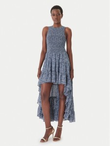 MICHAEL Michael Kors Sukienka letnia MS6836FKMN Granatowy Regular Fit