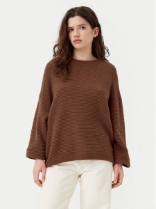 American Vintage Sweter Raxow RAX18BH24 Brązowy Loose Fit