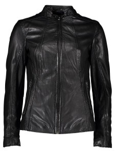 7eleven Skórzana kurtka "Jaggi" w kolorze czarnym rozmiar: 42