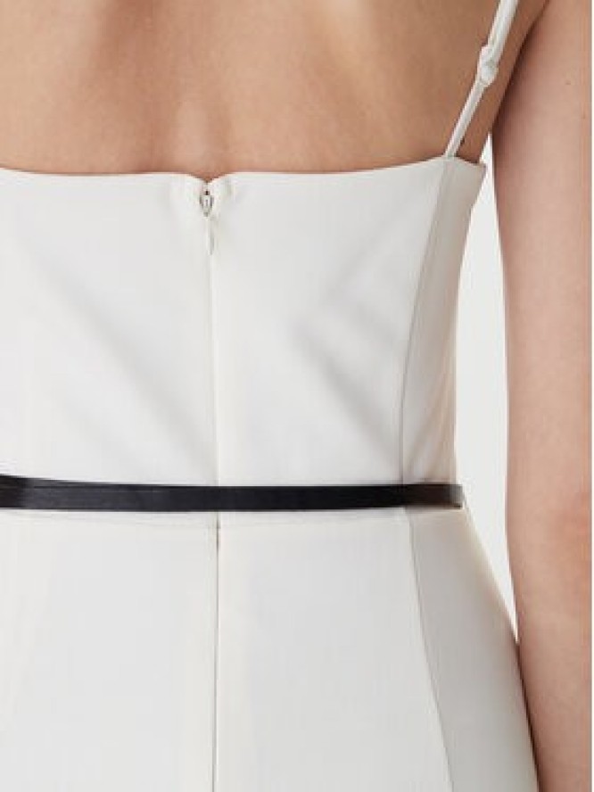 Guess Sukienka koktajlowa W6RK0G KC9O0 Écru Regular Fit