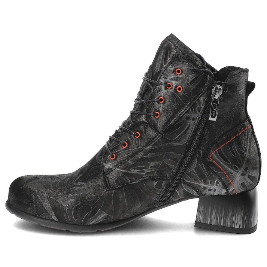 Czarne Botki Armodo Eleganckie Obuwie Damskie