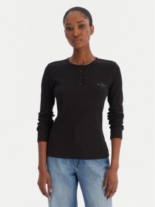 Calvin Klein Jeans Bluzka LV047E201G Czarny Regular Fit