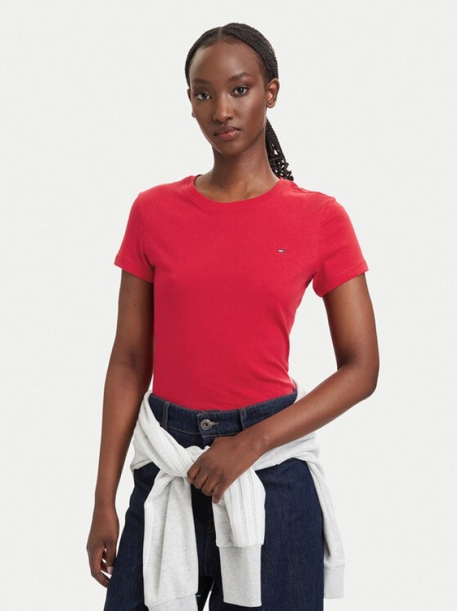 Tommy Jeans Komplet t-shirtów DW0DW21366 Kolorowy Slim Fit