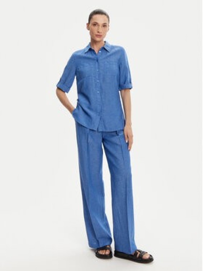 Olsen Koszula 12002121 Niebieski Regular Fit