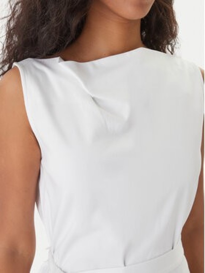 BOSS Sukienka koktajlowa Emiaky 50558902 Biały Slim Fit