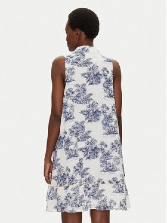 Iconique Sukienka koszulowa IC25-074 Biały Regular Fit