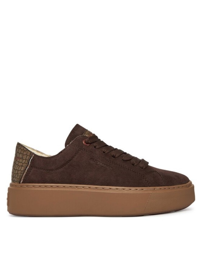 Alexander Smith Sneakersy London ALBELUW-8417 Brązowy ciemny