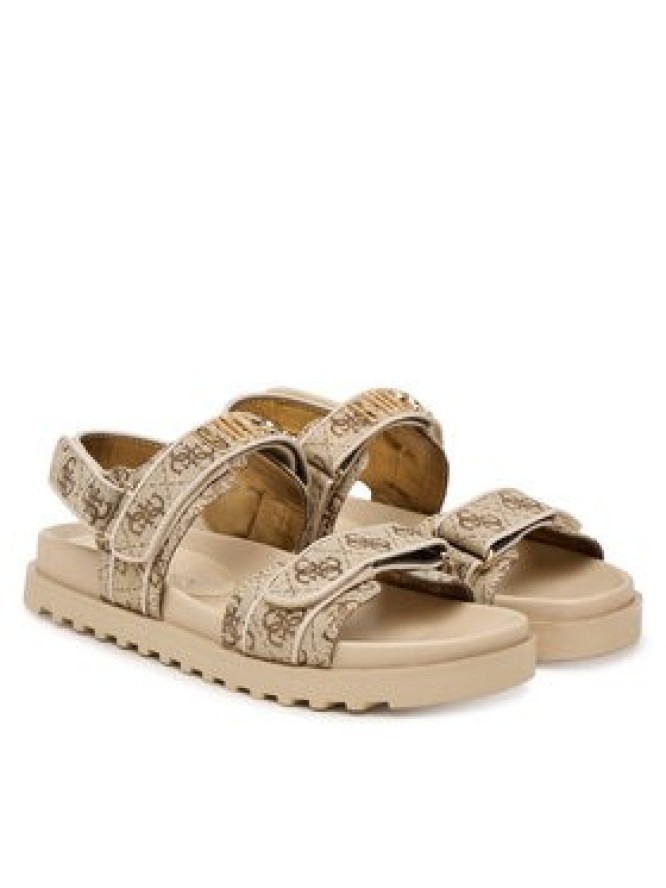 Guess Sandały FLJFDS LEL03 Beżowy