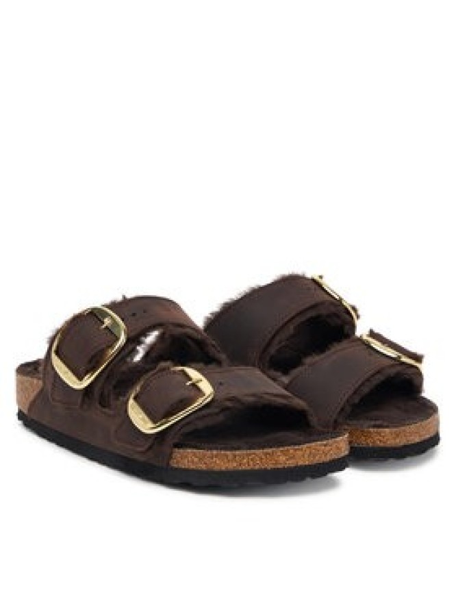 Birkenstock Klapki Arizona Big Buckle 1032982 Brązowy ciemny