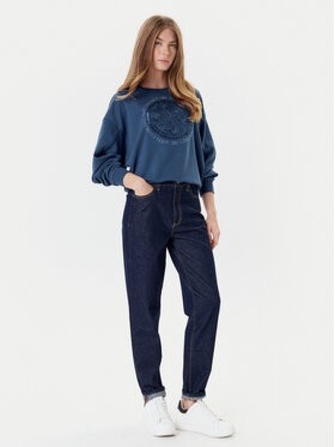 Guess Bluza W5YQ07 KB681 Granatowy Regular Fit