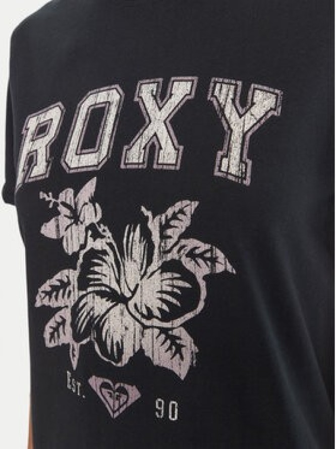 Roxy T-Shirt Oceanregular Poster ERJZT06017 Granatowy Regular Fit