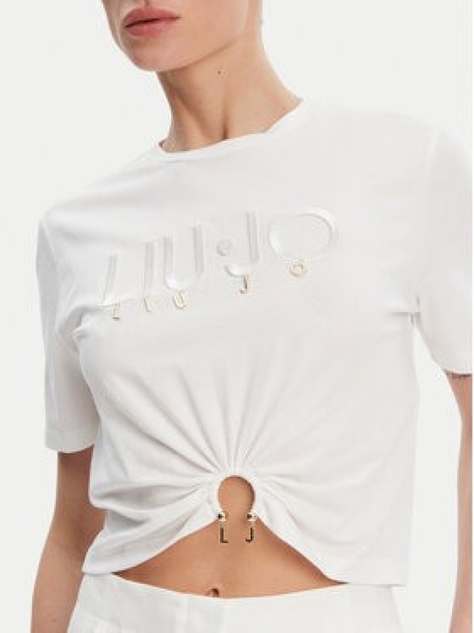 Liu Jo T-Shirt WA5139 JS923 Biały Regular Fit