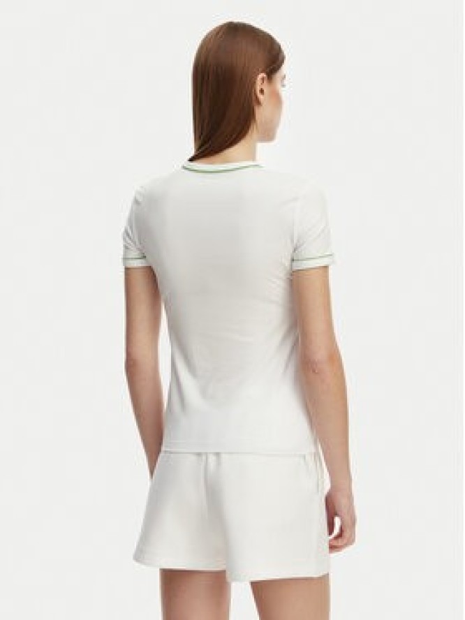 Lacoste T-Shirt TF5289 Biały Slim Fit