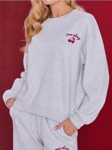 Bluza crewneck z haftem - Inny