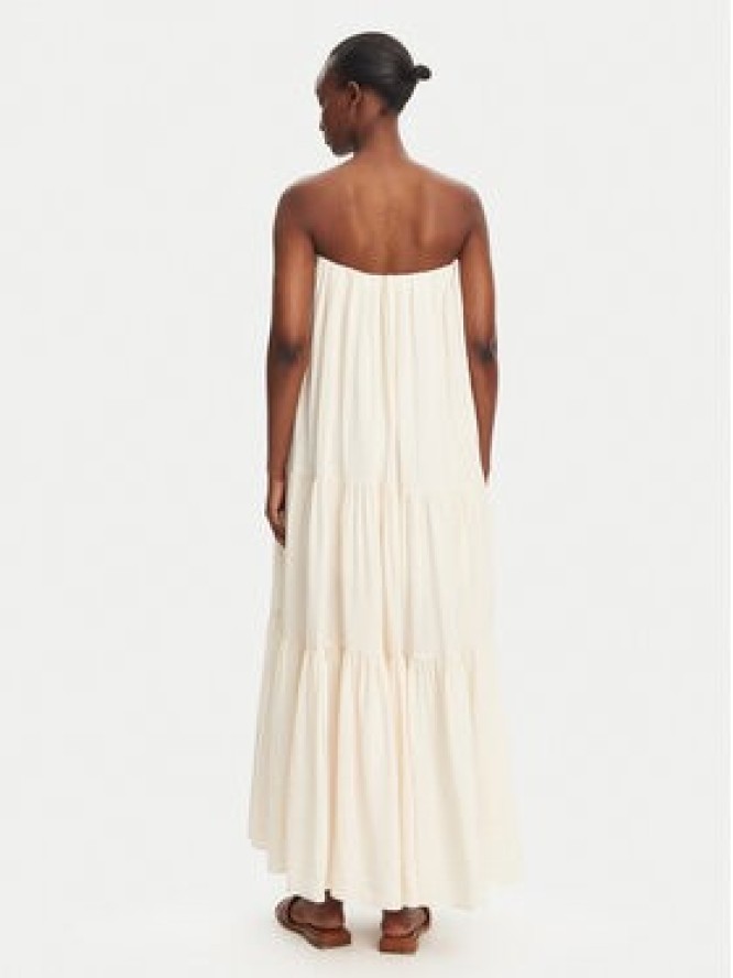 Eleh Sukienka letnia ESS250065 Beżowy Regular Fit