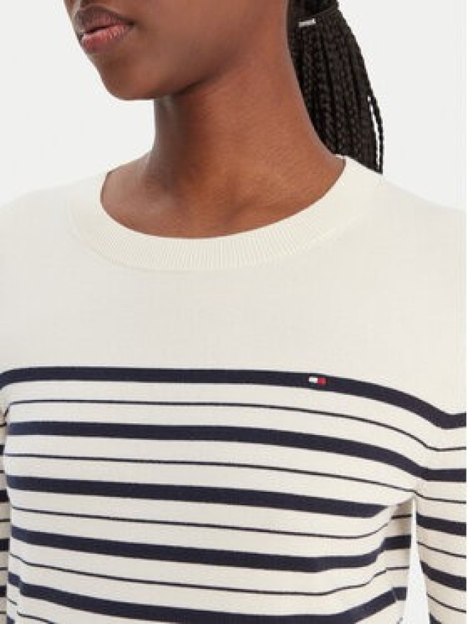 Tommy Hilfiger Sweter WW0WW44984 Beżowy Regular Fit