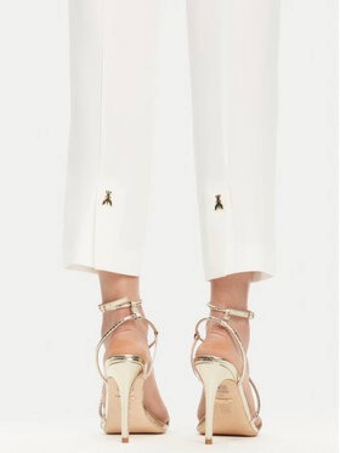 Patrizia Pepe Spodnie materiałowe 2P1683 A411 Biały Regular Fit