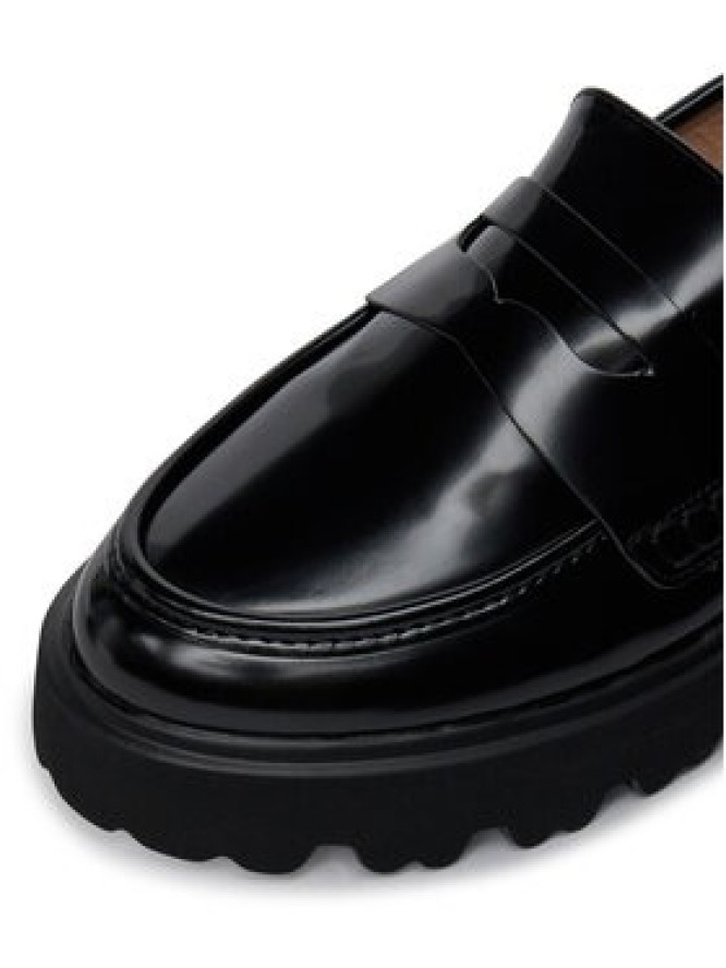 DeeZee Loafersy 3976-1 Czarny