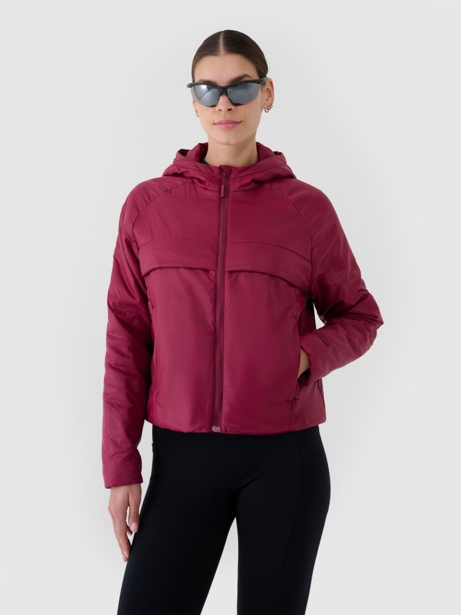 4F Kurtka puchowa z wypełnieniem syntetycznym damska - czerwona XS