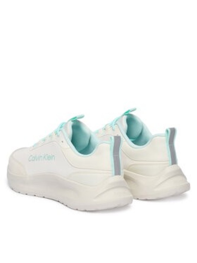 Calvin Klein Sneakersy Light Eva Run Ess Lac Ny-Su Wmn HW0HW03293 Biały