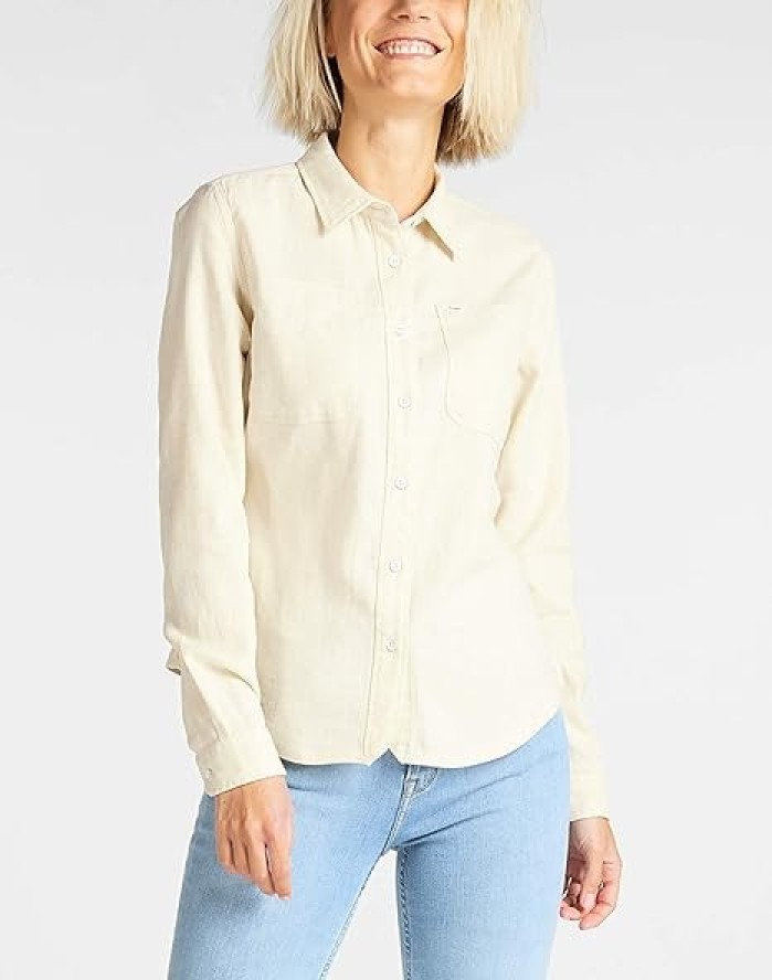 LEE DAMSKA KOSZULA MATERIAŁOWA 2 POCKET WORK SHIRT OLIVE GREEN L45UJYNX 112110591