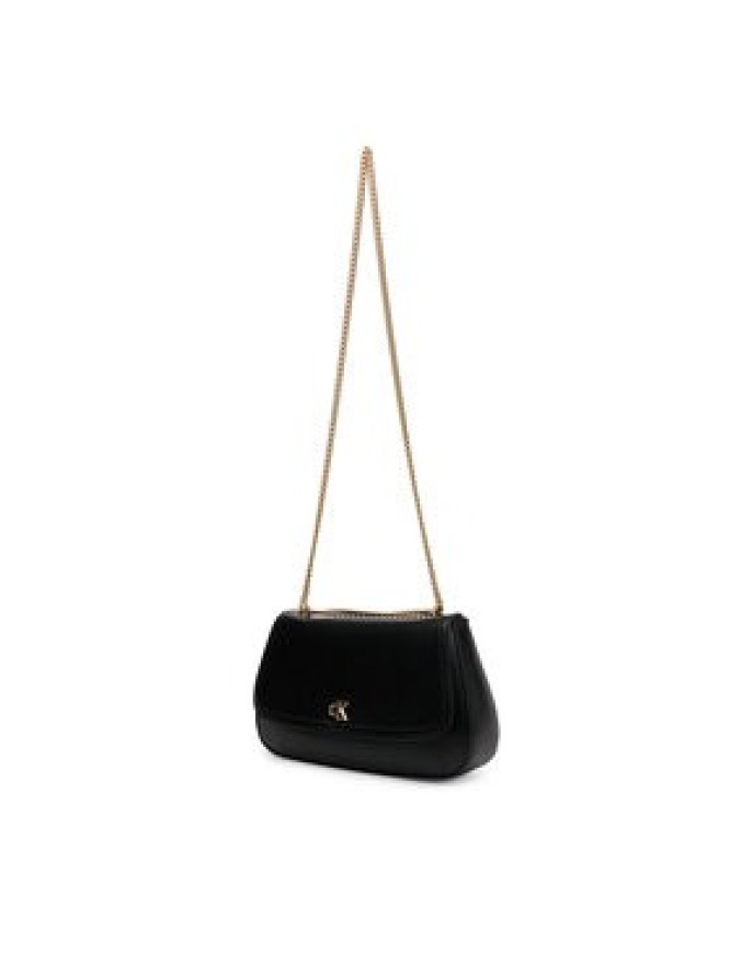 Calvin Klein Torebka Ck Convertible Chain Medium Bag LV04F3171G Czarny
