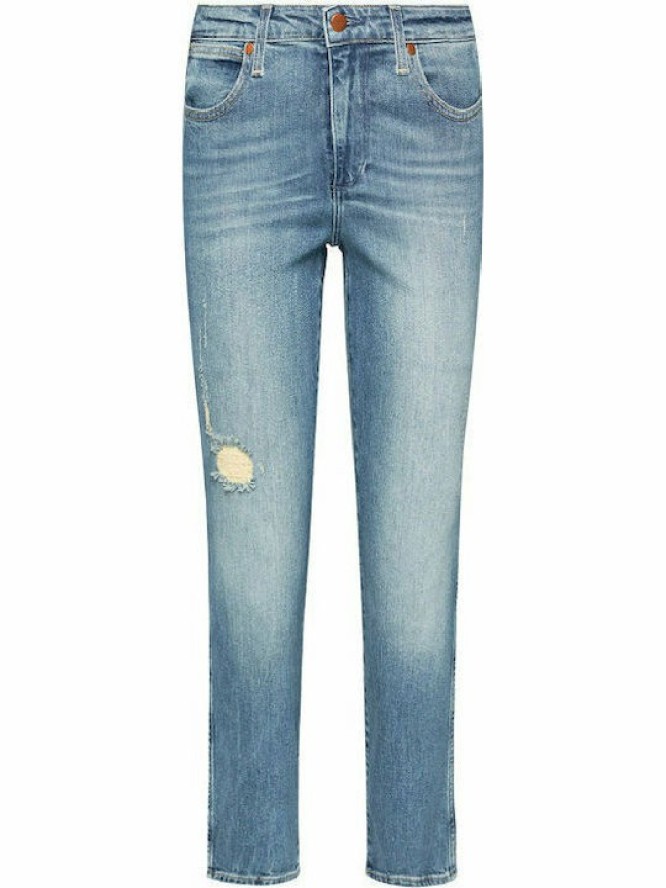 SPODNIE DAMSKIE WRANGLER RETRO STRAIGHT HAPPY DAYS W22AJH96M 112127789