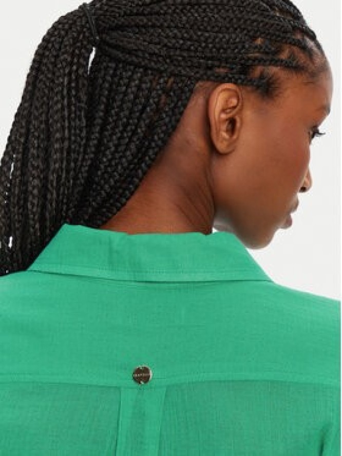 Seafolly Koszula Breeze 55428-TO Zielony Regular Fit